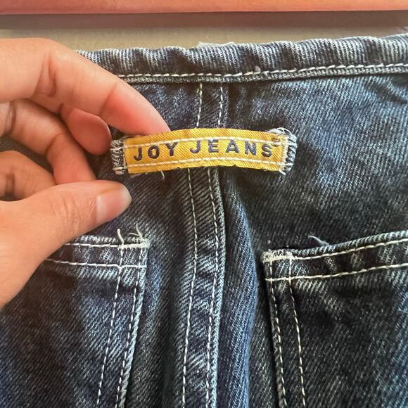 Vintage Y2K Joy Jeans Butterfly Artzy Wide Leg High Waisted Boho Women's 24x31 - Picture 10 of 10